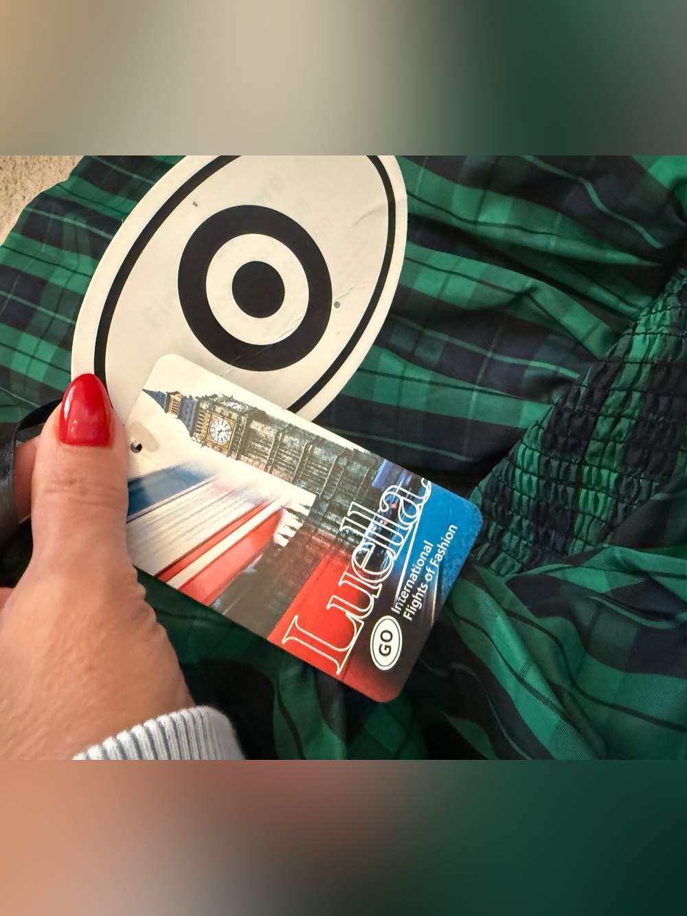 Luella Bartley for Target Green Plaid Strapless Bubble Dress NWT 13 - Picture 5 of 13